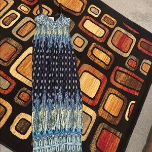 Bailey Blue Vibrant Patterned Dress